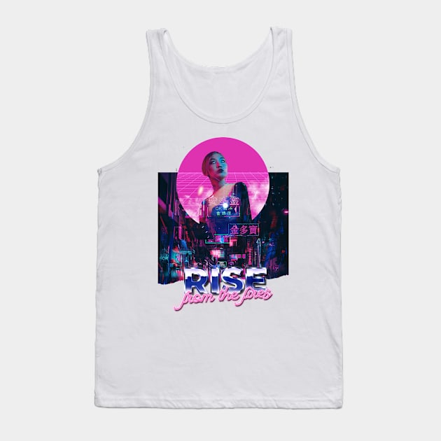 Japan Cyberpunk Street Tank Top by LR_Collections